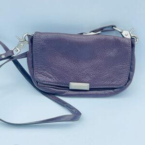 Vintage LIBAIRE of California Brown Leather Crossbody Purse Made in USA Handbag